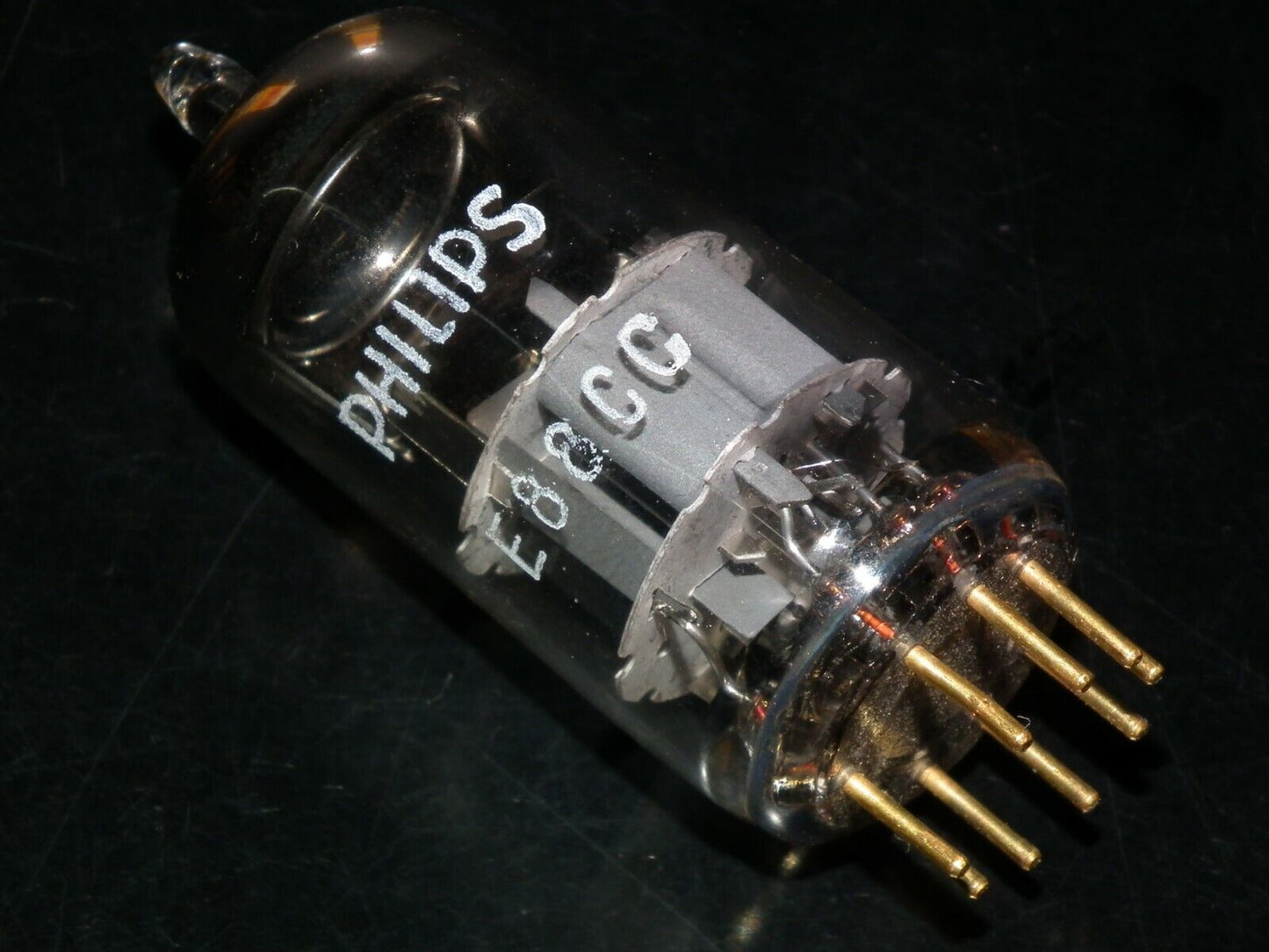 E88CC Philips 6922 USED Tested 70% of NOS Dual Stage Getter, Gold pins