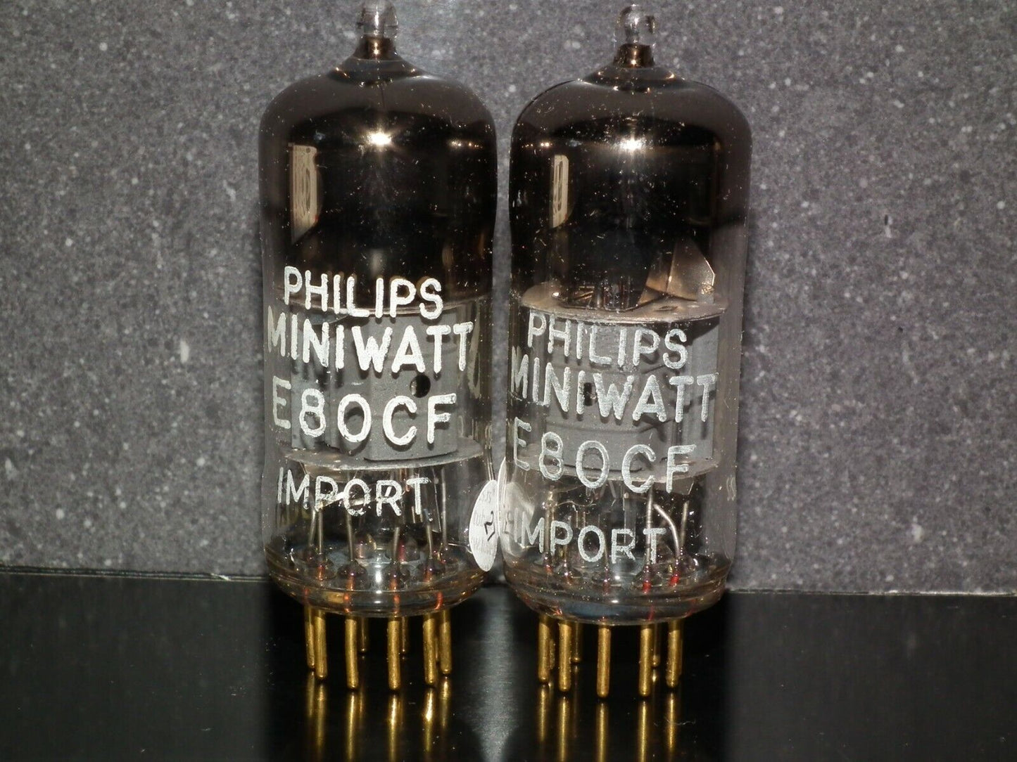 VALVO GERMANY E80CF 7643 for McIntosh MR-67 65B 71 Pinched Waist!!! Philips SQ