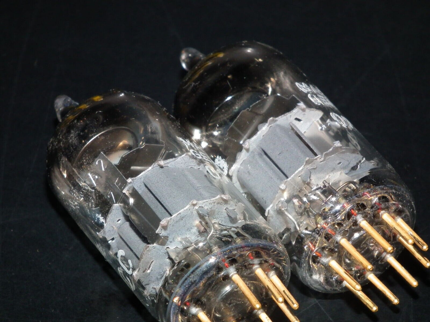 Platinum Matched Pair Siemens E88CC Used Tested NOS Dual Stage Getter A2 7H Code