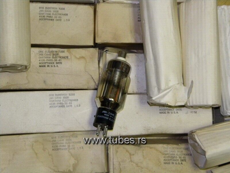 3B28 NOS NIB Chatham rectifier (drop in replacement for 866A) Genuine JAN boxes