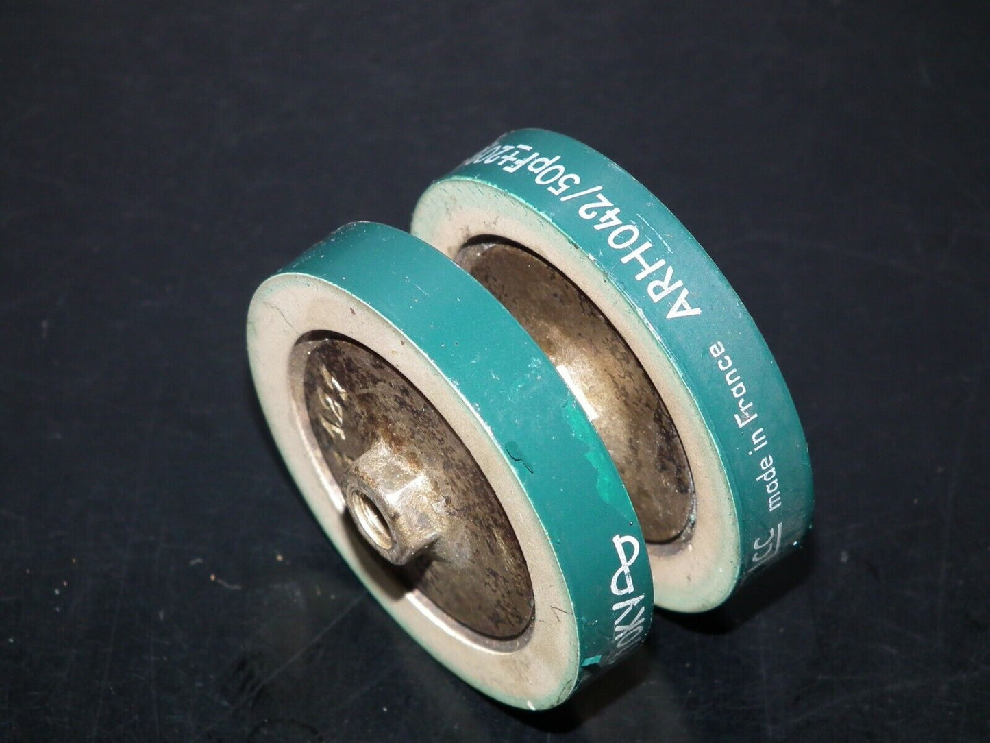 LCC France 50pF 10KV doorknob capacitor for professional broadcast Used Tested