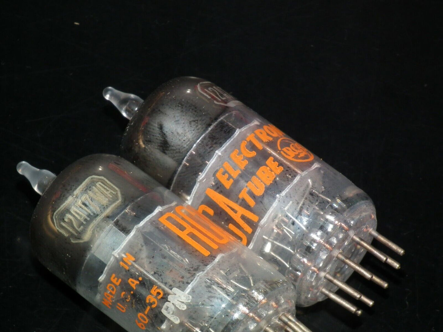 Platinum Matched Pair 6201 RCA 12AT7WA E81CC NOS NIB Premium type ECC81 12AT7