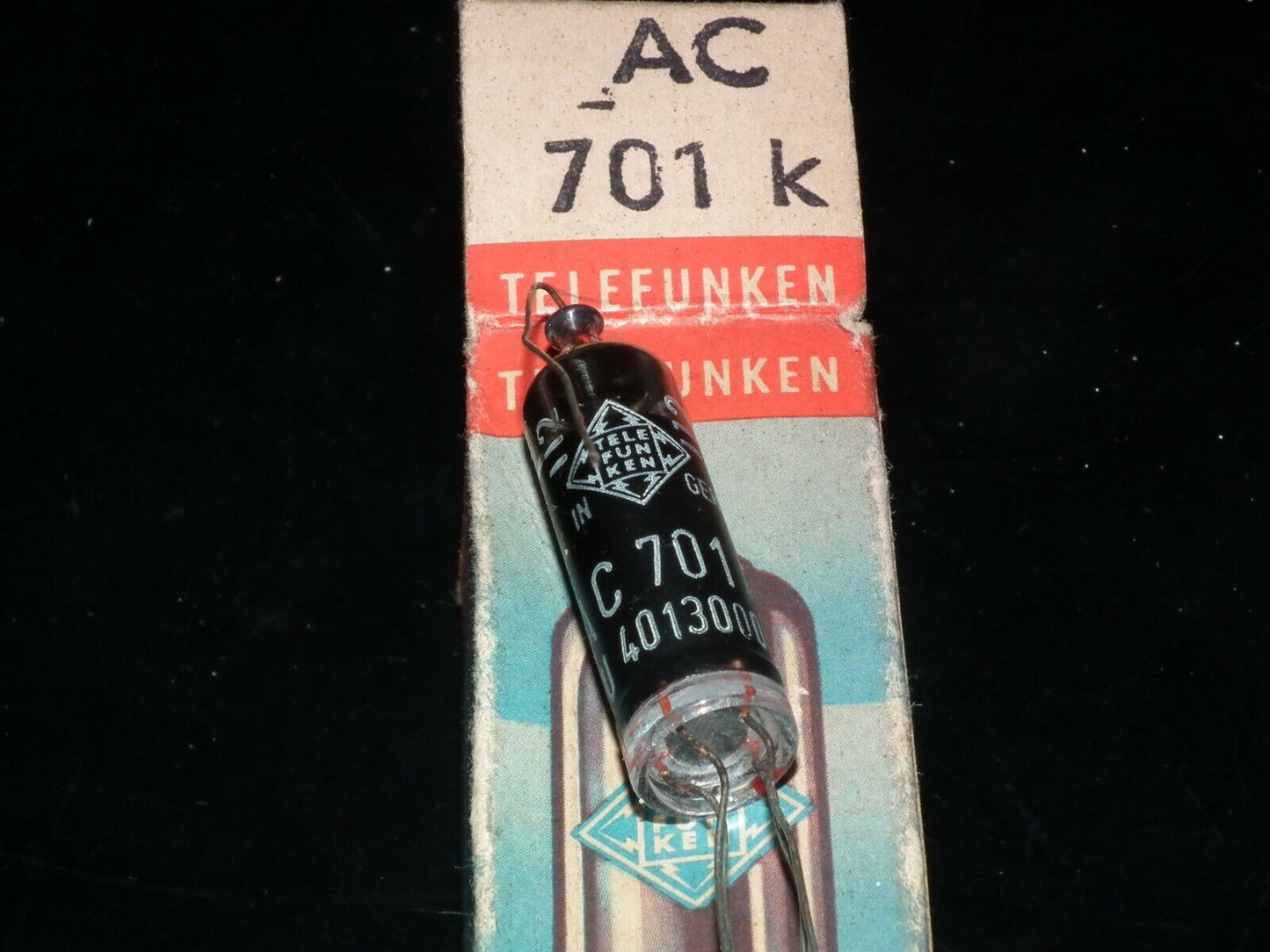 AC701K Telefunken NOS NIB Microphone Triode RARE K Version RED DOT for Neumann