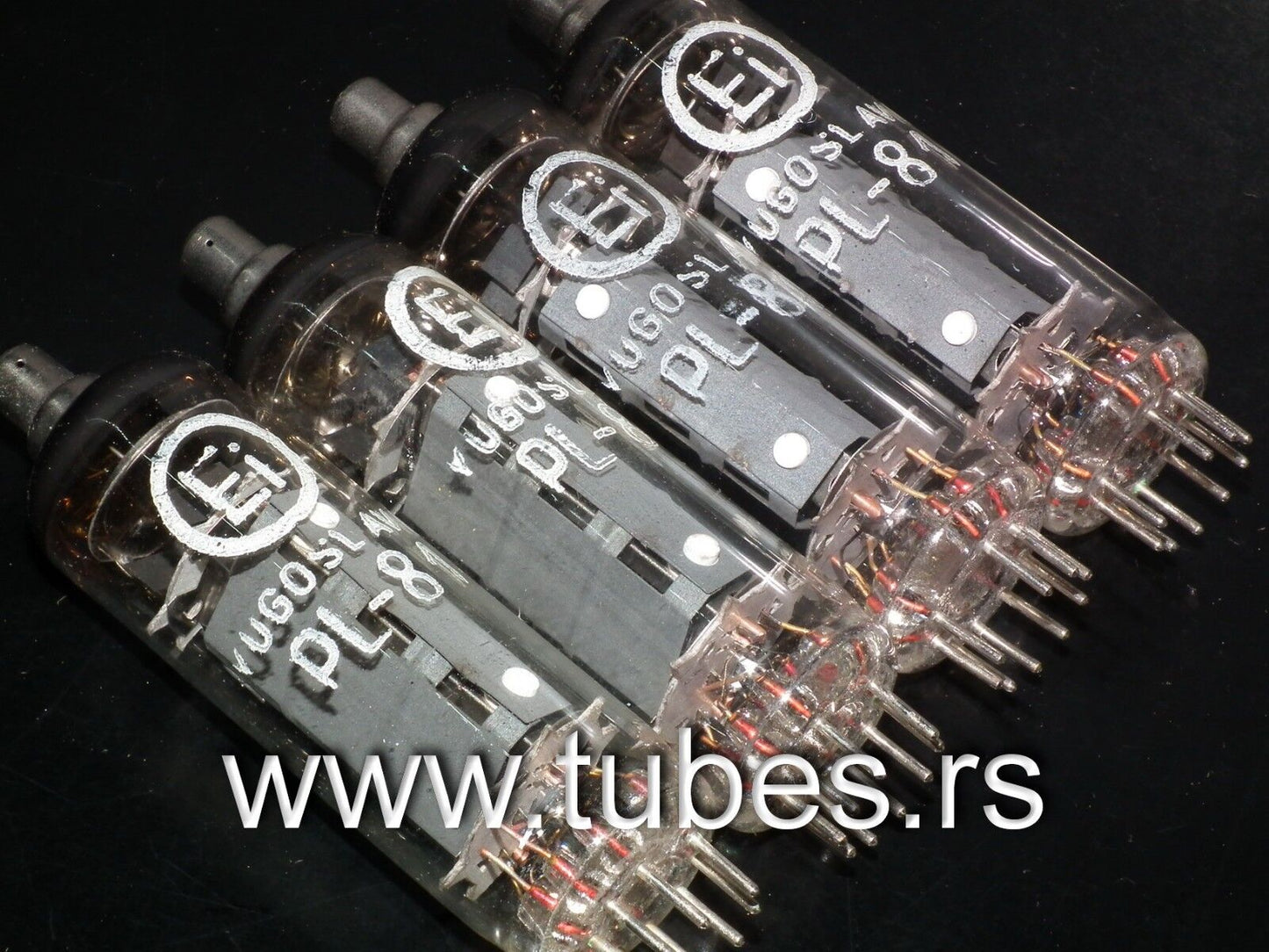 Platinum matched quad PL81 21A6 EI Philips NOS tube pentode N152