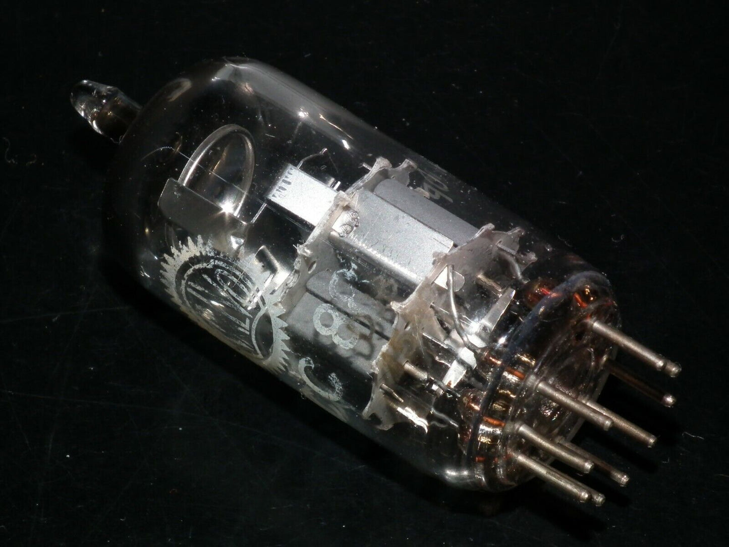 PCC88 Philips 7DJ8 GRAY SHIELD DUAL STAGE GETTER Used NOS tested 110%