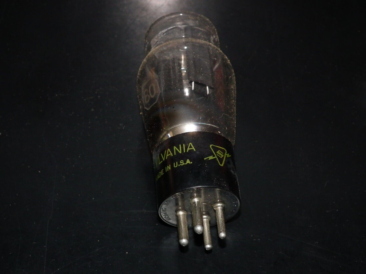 80 Sylvania Rectifier Black Anodes (Carbonized Nickel) NOS NIB
