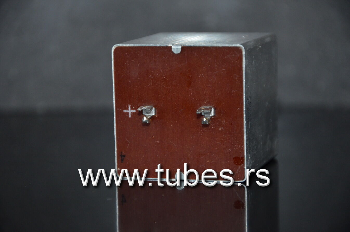 One vintage Siemens electrolytic capacitor 1000uF / 35VV Klangfilm Elyt rauh IA