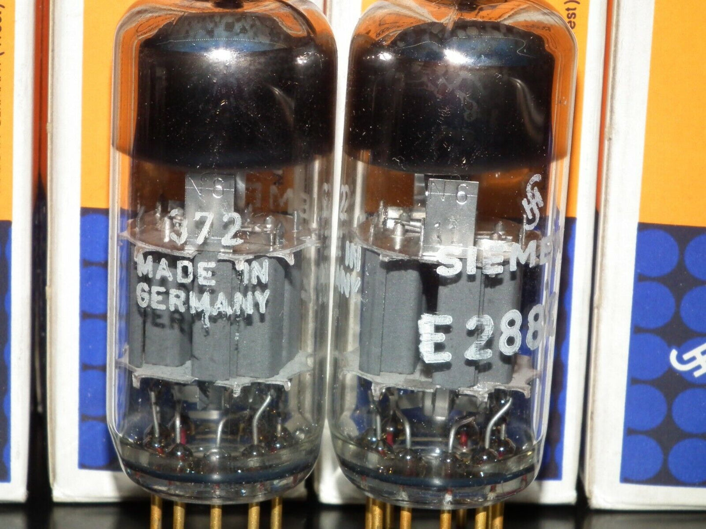E288CC Siemens 8223 Platinum Matched Pair NOS NIB Munich Tube Plant