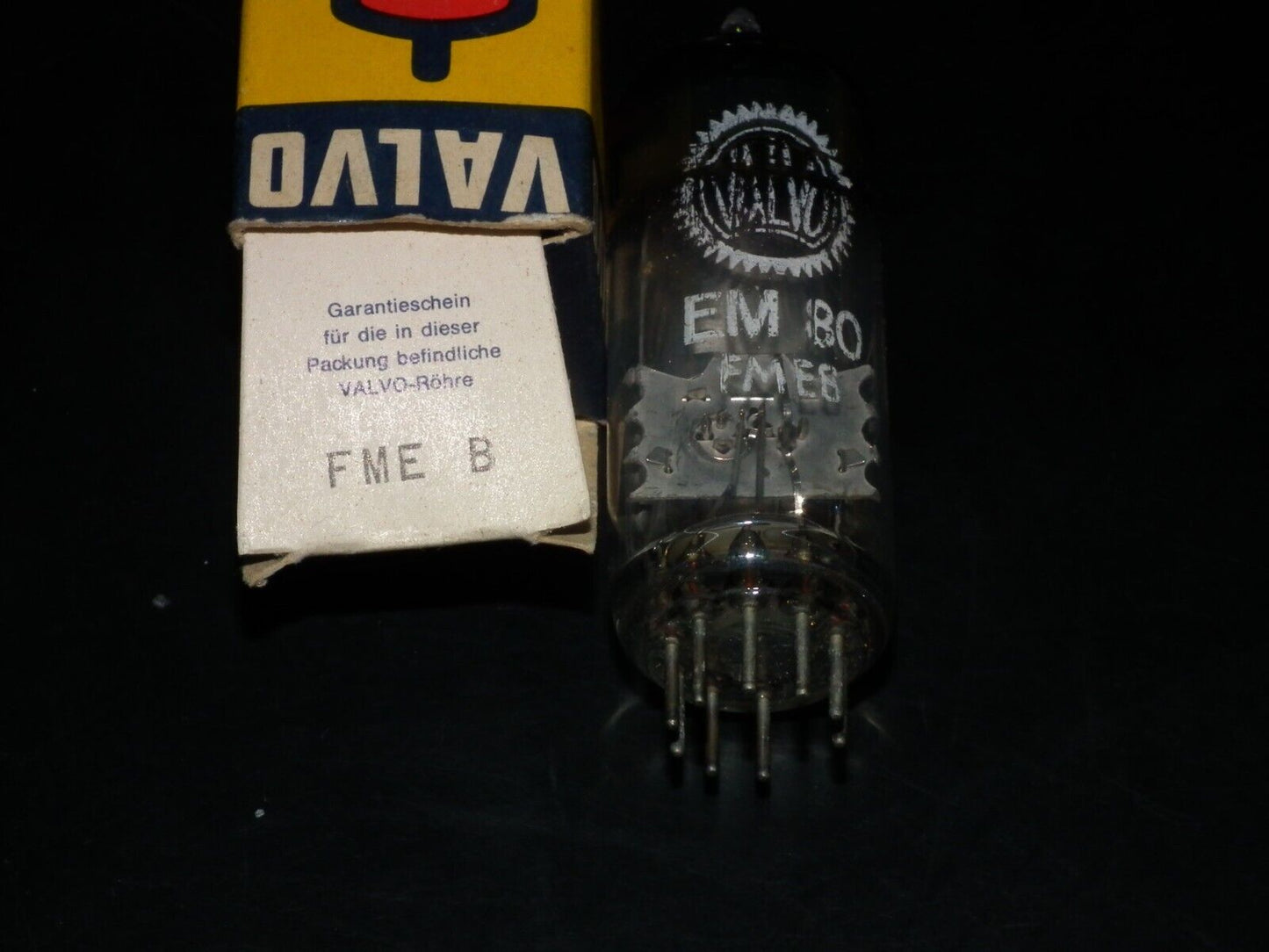 One (1 pcs) EM80 Valvo NOS NIB Tuning Indicator Tube Magic Eye