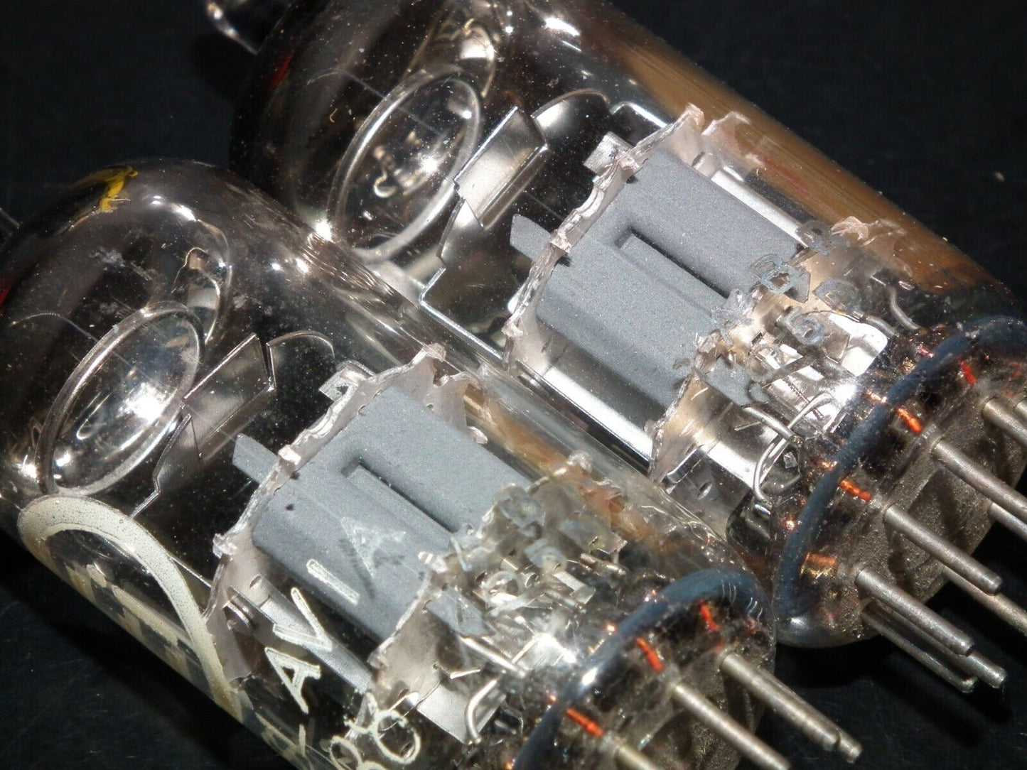 ECC88 EI Philips 6DJ8 NOS NIB Platinum Matched Pair Low Noise Dual Stage 60s