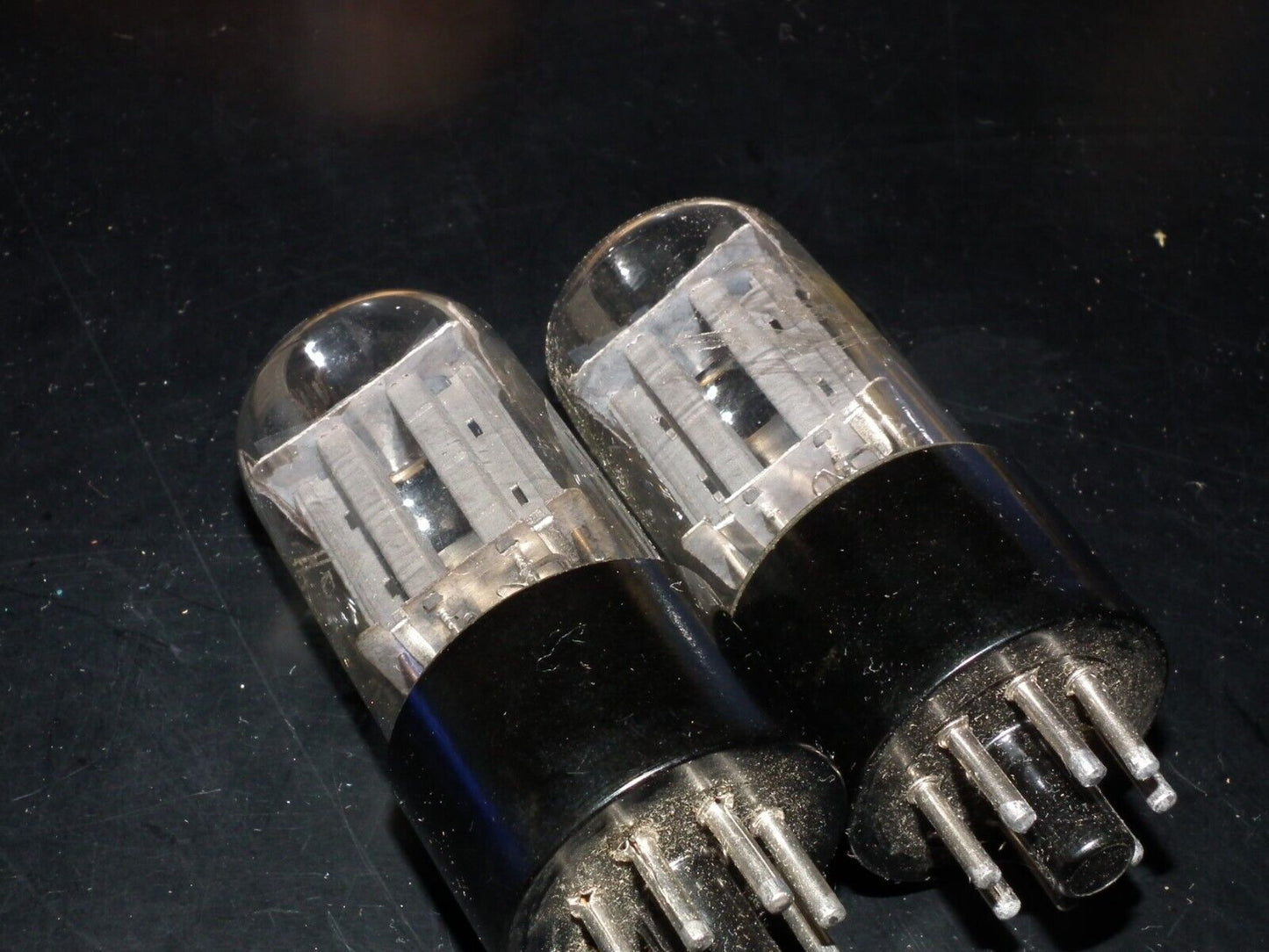 Platinum Matched Pair Foton 6SN7GT 6N8S NOS early 50s Tashkent Plant Great Sound