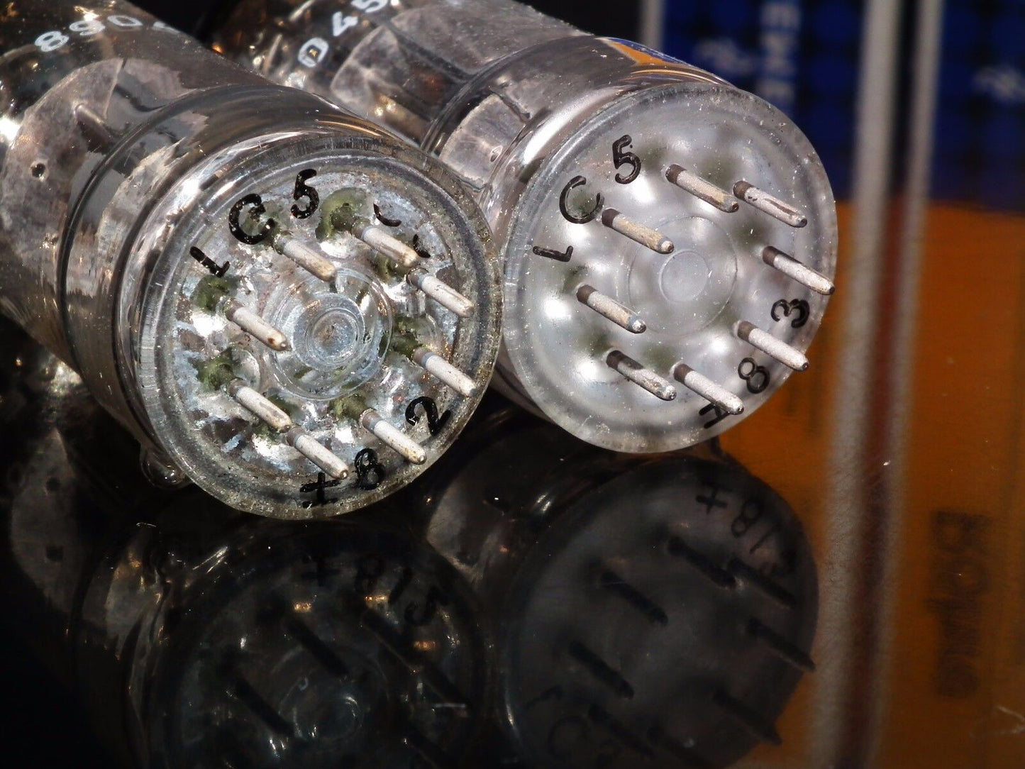 ECC40 Siemens & Halske NOS Matched Pair Rimlock Audio Double Triode