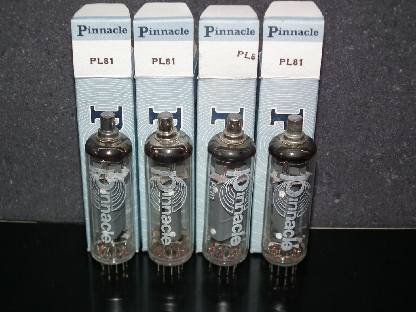 Platinum matched quad PL81 21A6 Pinnacle NOS tube pentode N152