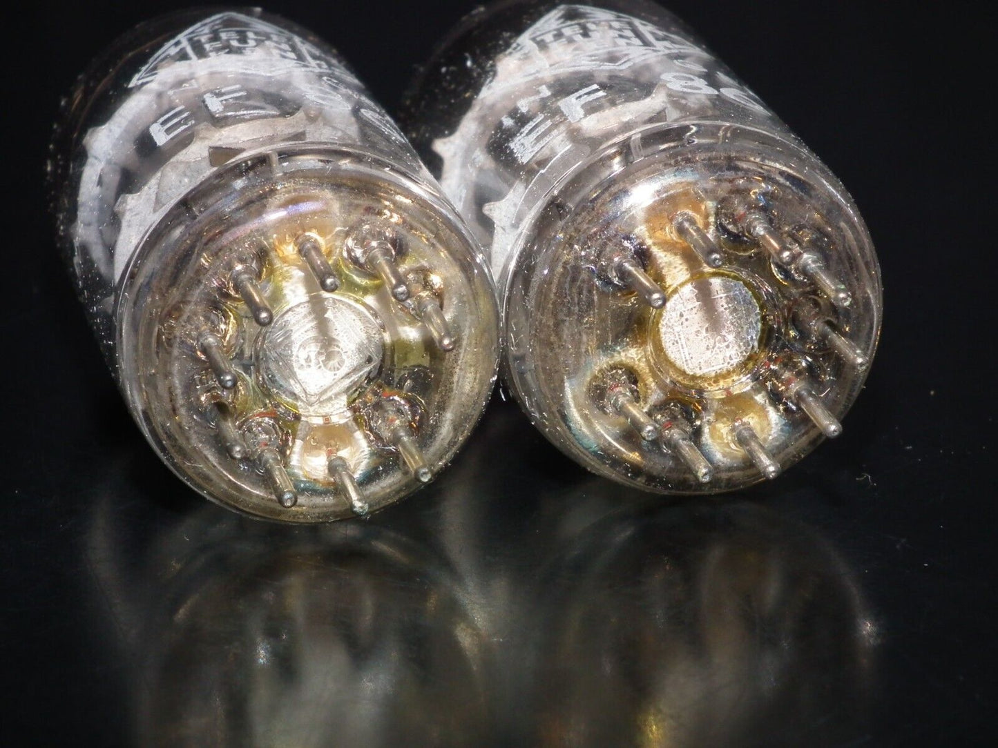 ONE (1pcs) NOS NIB Sealed EF86 Telefunken Silver, Diamond bottom Low Noise