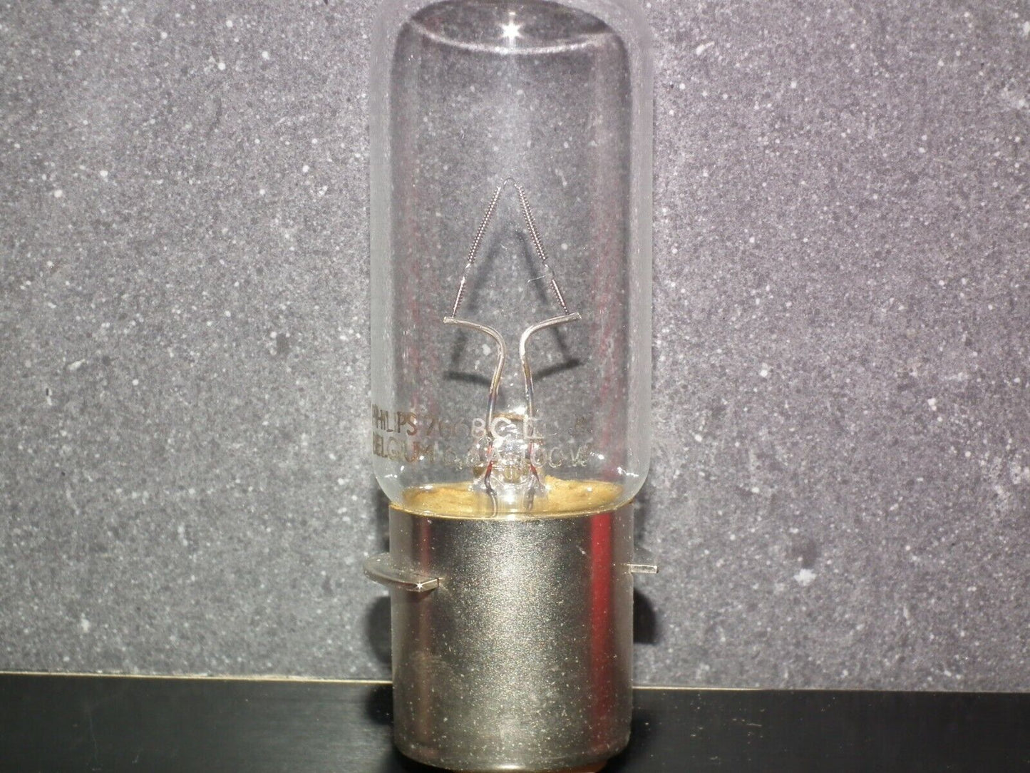 Genuine Philips Bulb 7654C 45W 6.6A P28s NOS Made in Belgium Airfield Lamp