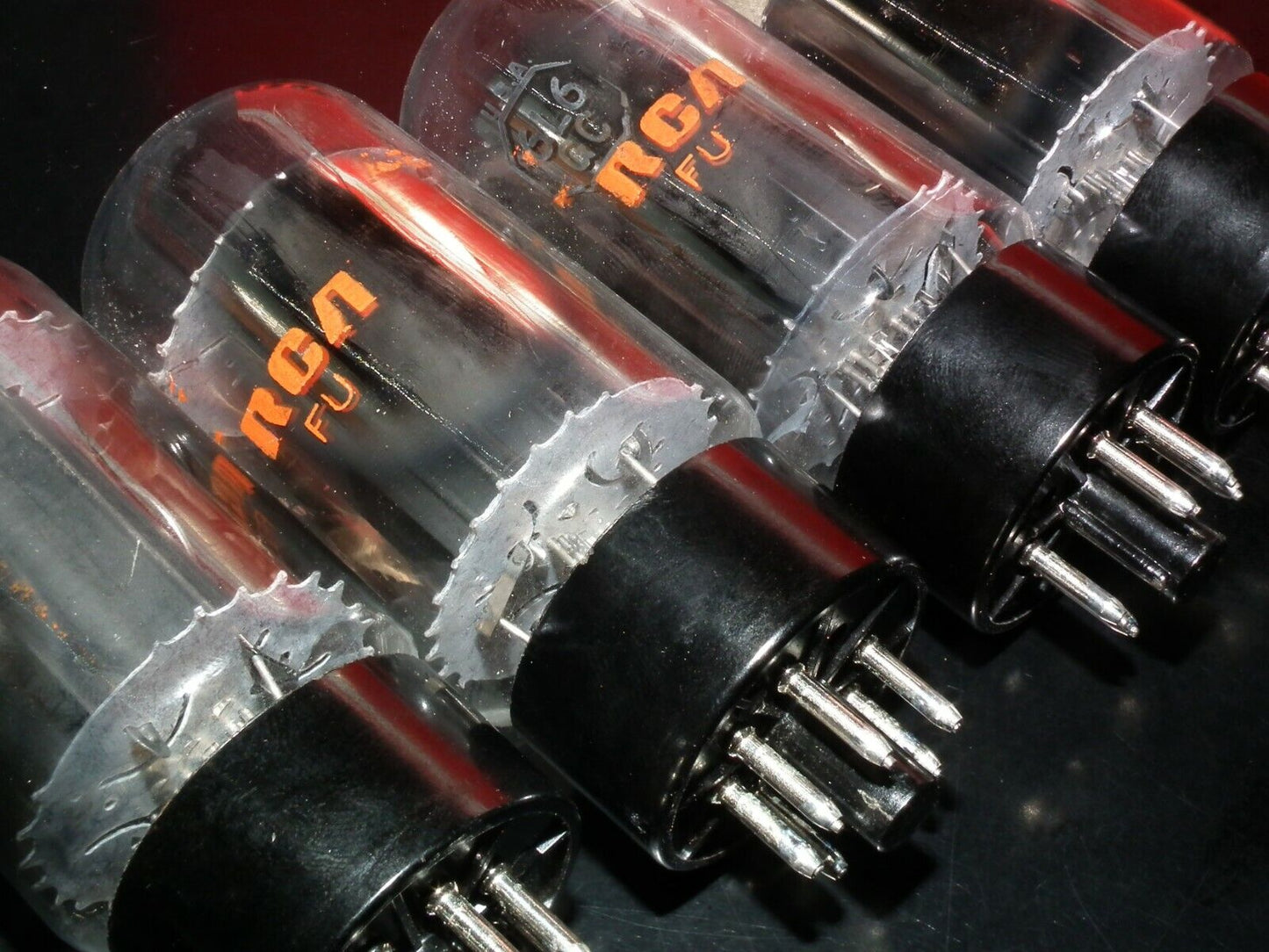 6L6GC RCA Platinum Matched Pair NOS NIB Holy Grail 6L6 Black Anodes