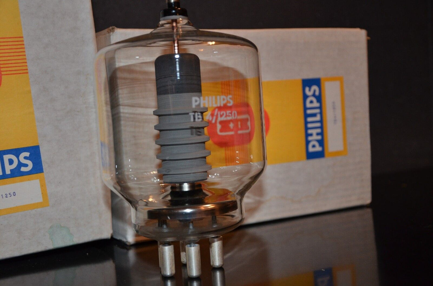 TB4/1250 Philips NOS 5868 Industrial RF Oscilator tube in Never Opened Boxes