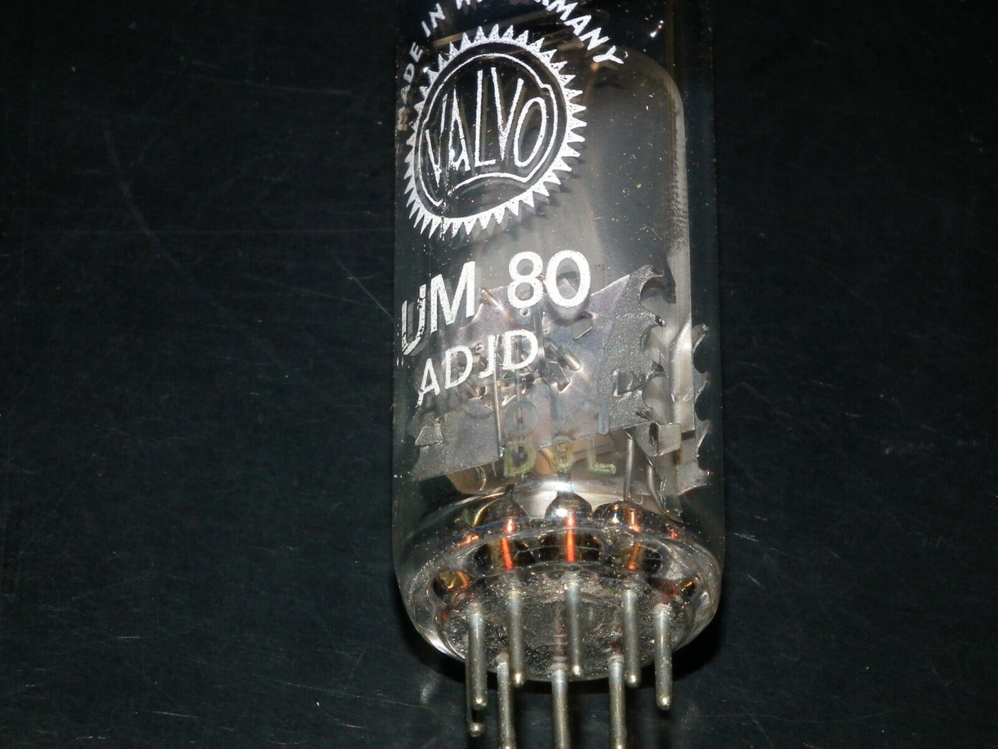 UM80 Valvo Tuning eye tube NOS NIB RARE Square Getter
