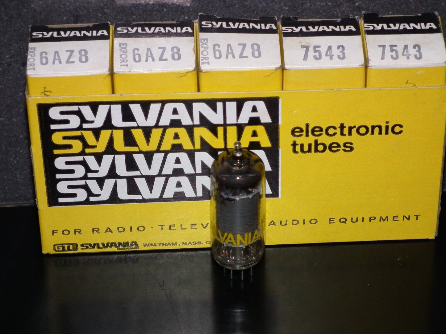 7543 Sylvania NOS NIB Collins S-Line 51S-1 Low Noise 6AU6 EF94