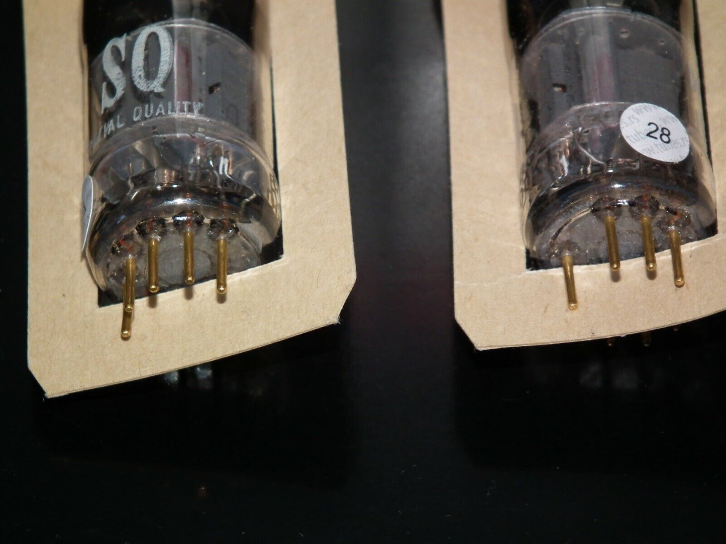 VALVO GERMANY E80CF 7643 for McIntosh MR-67 65B 71 Pinched Waist!!! Philips SQ