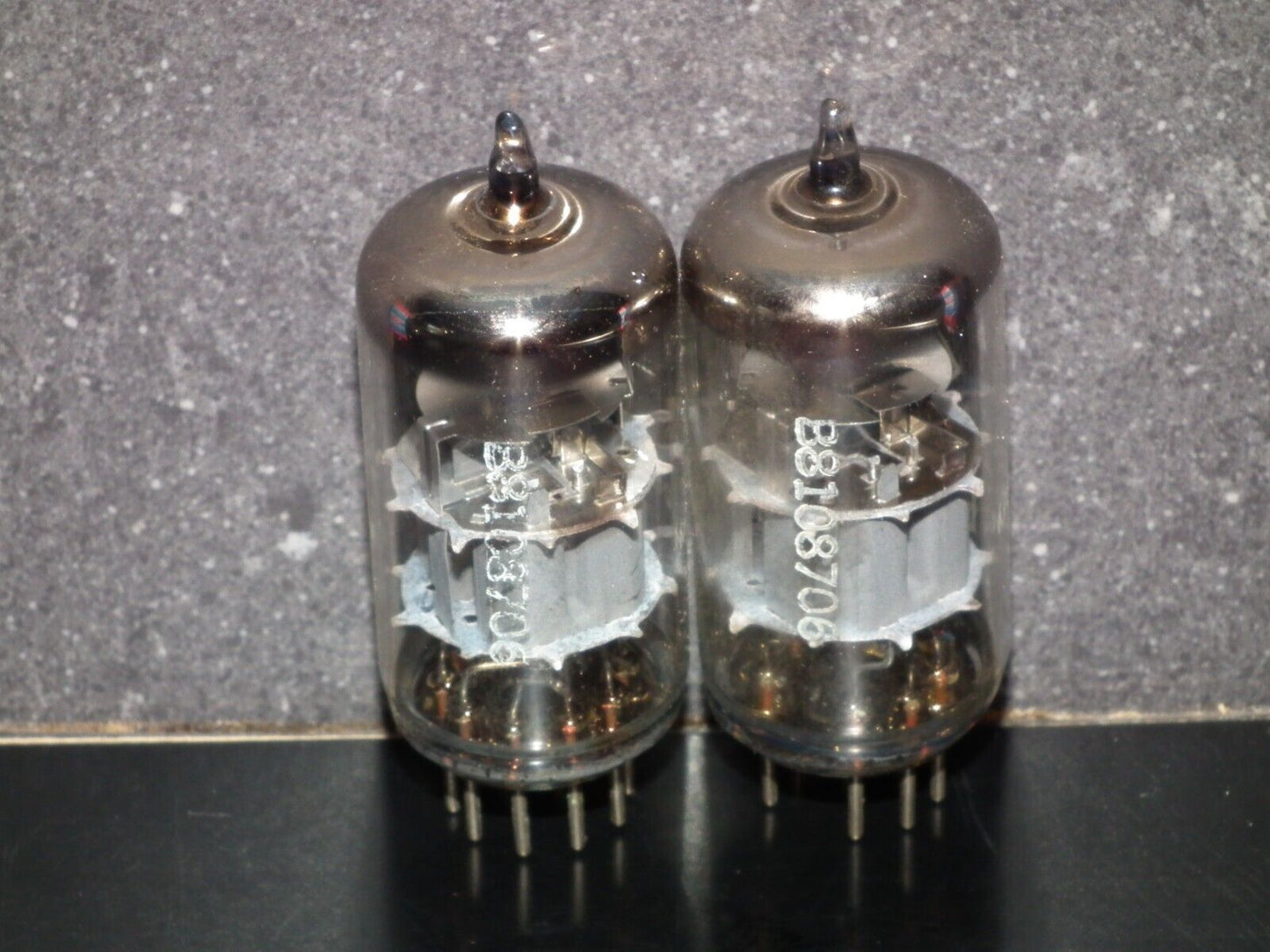 ECC88 Telefunken 6DJ8 Matched Pair Used Tested 90%, Diamond bottoms Berlin codes