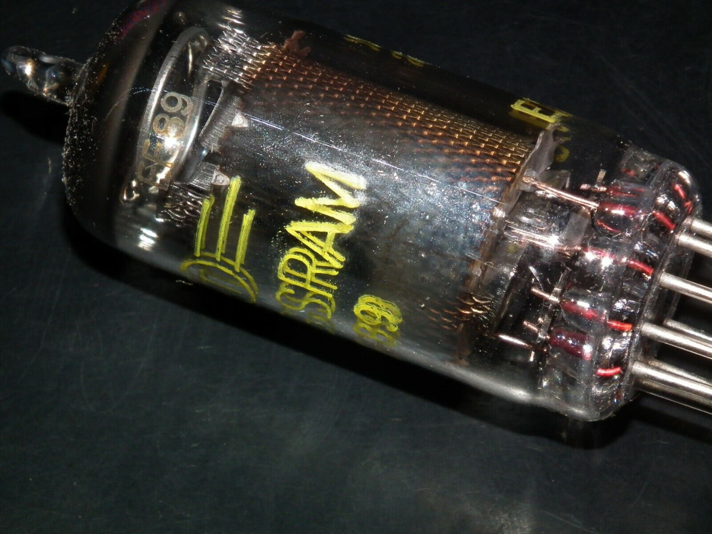 EF89 Tungsram 6DA6 Radio Receiver Tube NOS NIB Old Europe tube radio from 60s