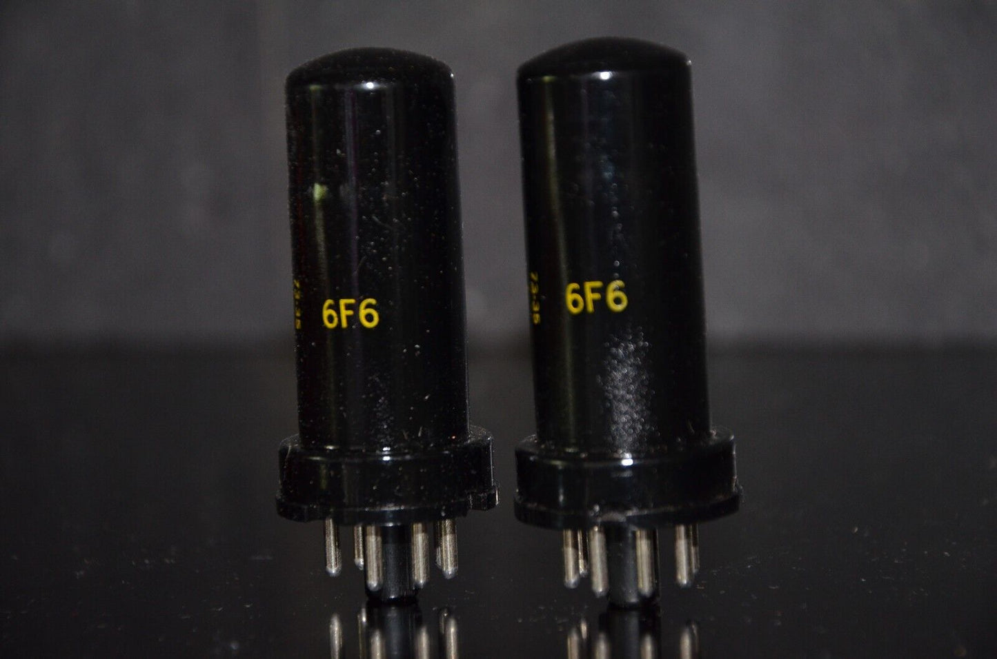 6F6 United NOS Platinum Matched Pair Long Life Fender Ampeg Messa Gibson