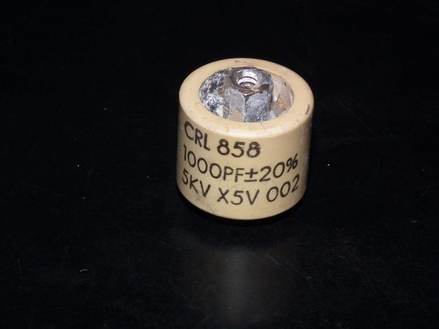Doorknob Capacitor CRL 858 - 1000pF 5KV 1nF/5000V for ham radio amplifiers