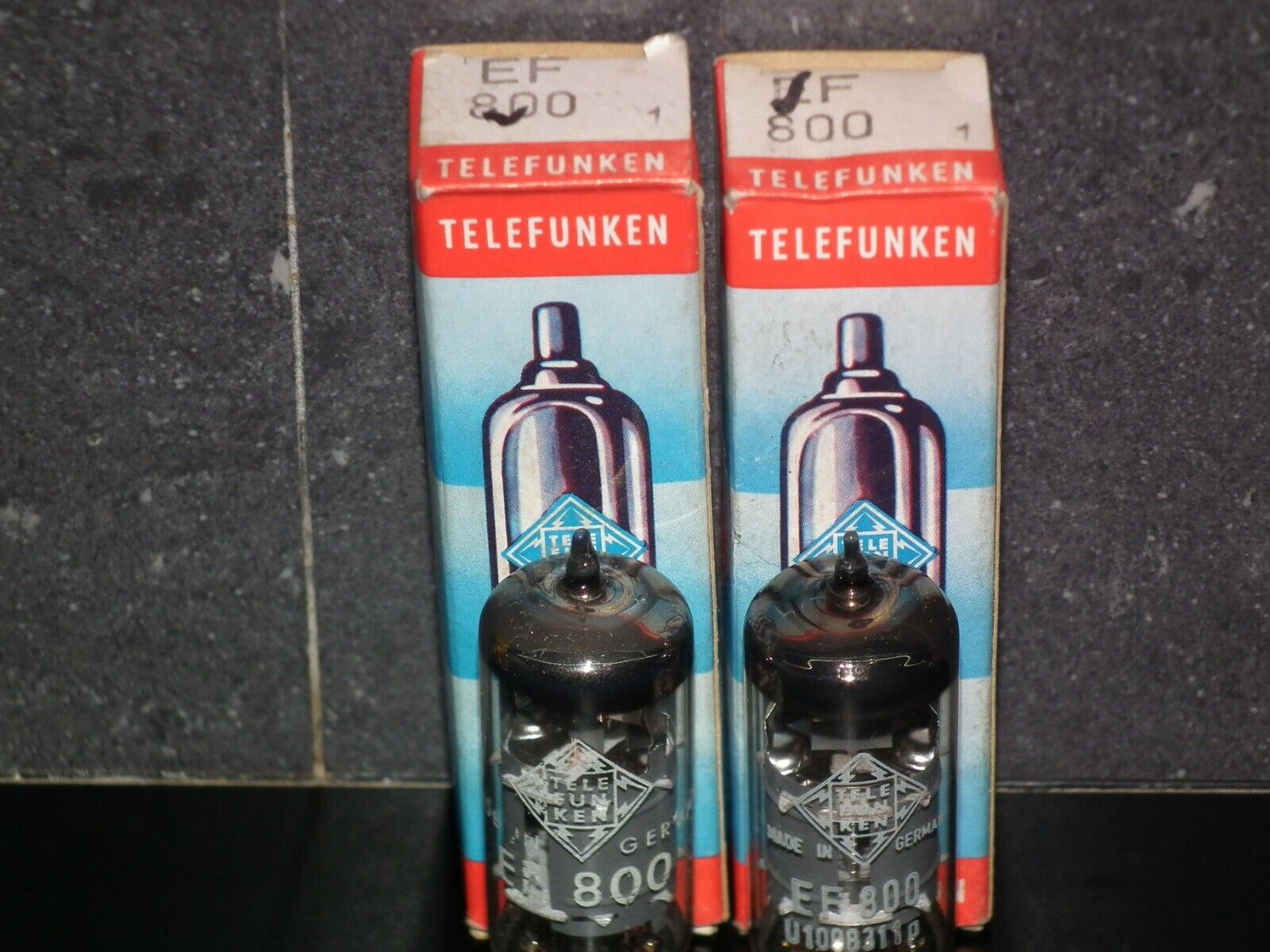 EF800 Telefunken NOS NIB Low Noise Diamond Bottom MIKTEK CV4 MK9 microphone