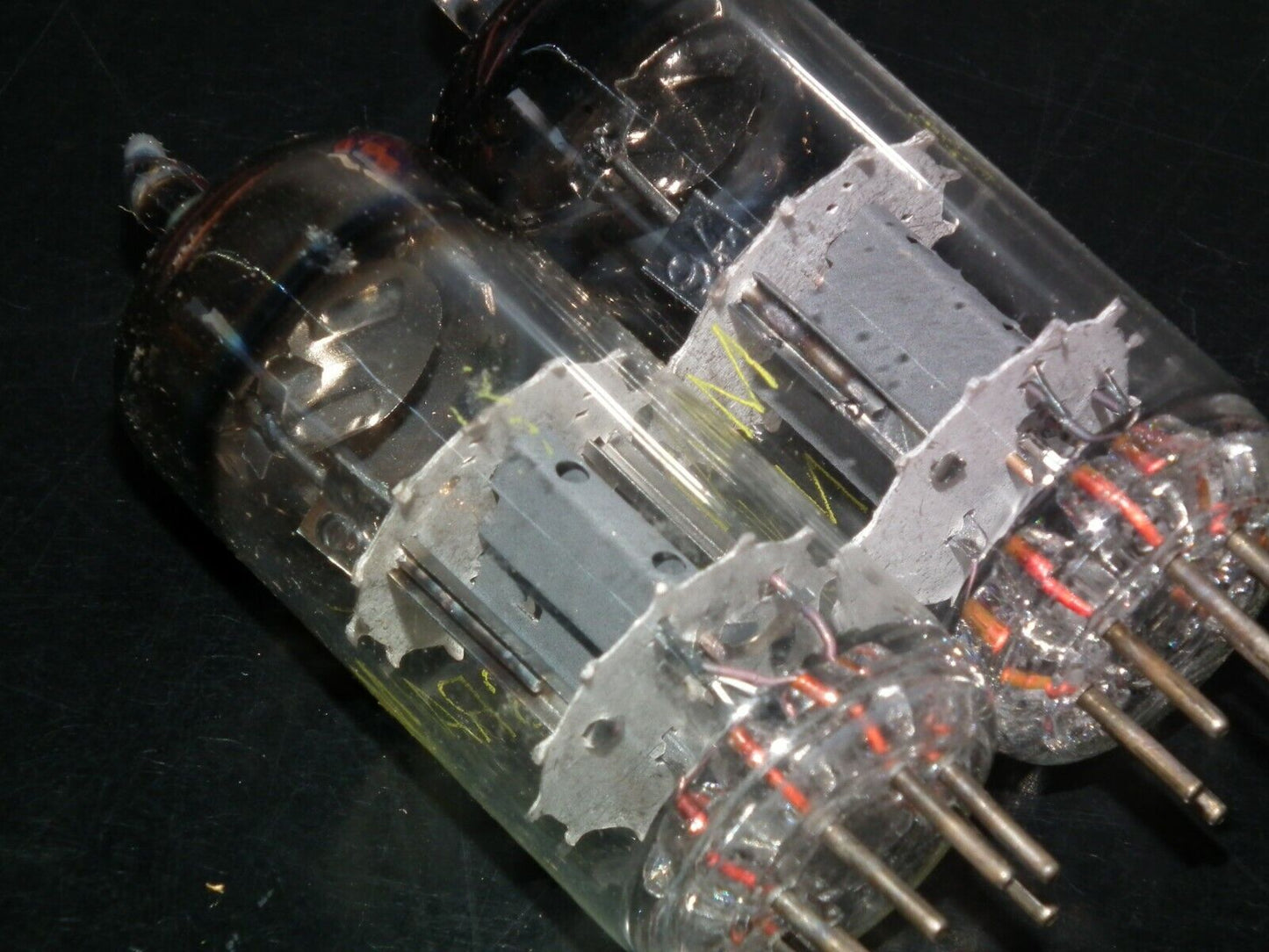 EC92 Tungsram 6AB4 NOS old type late 50s ULTRA RARE FOIL GETTER