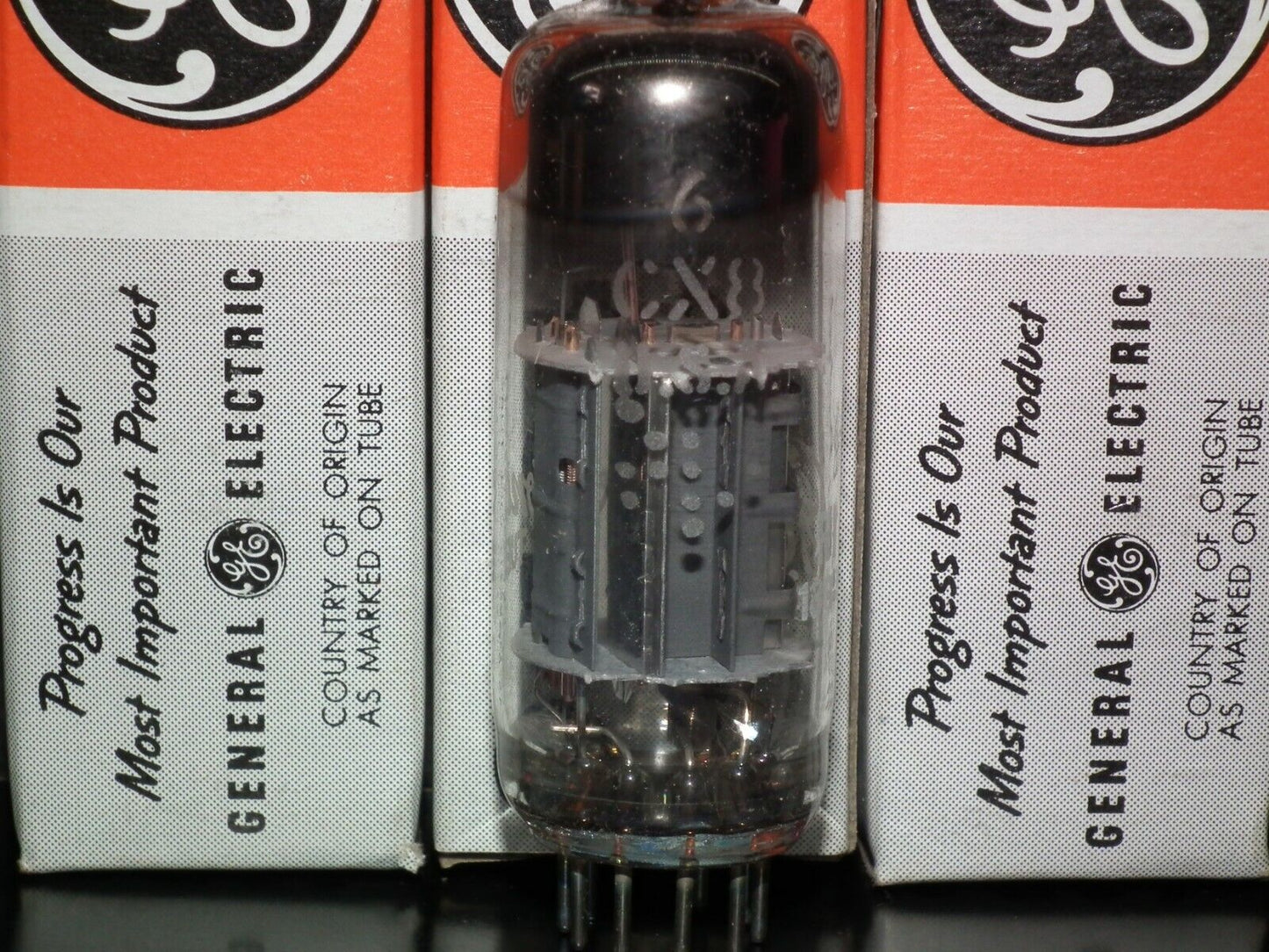 6CX8 GE NOS NIB vacuum tube pentode