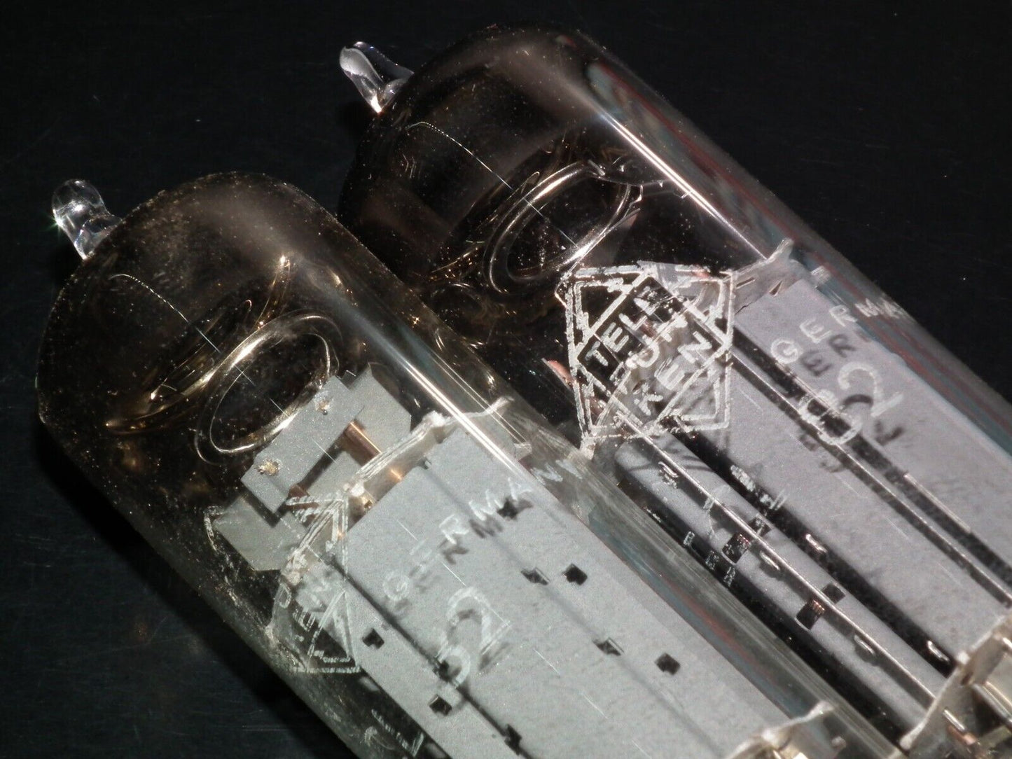 Pair (2 tubes) ECL82 Telefunken 6BM8 NOS NIB The same codes Diamond Bottoms