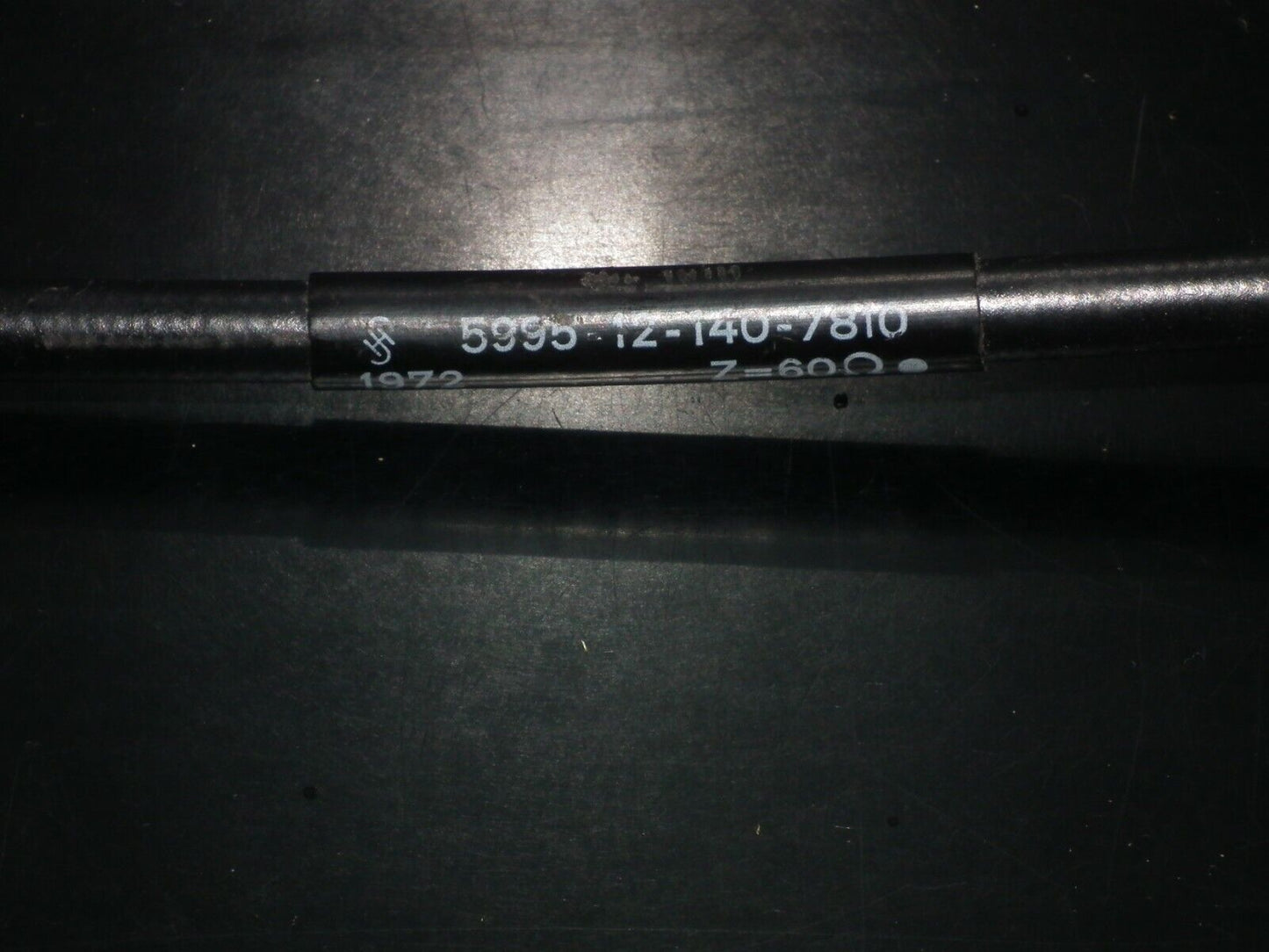 NOS vintage Siemens cable 30cm with professional connectors Z=60ohm Radio TX RX