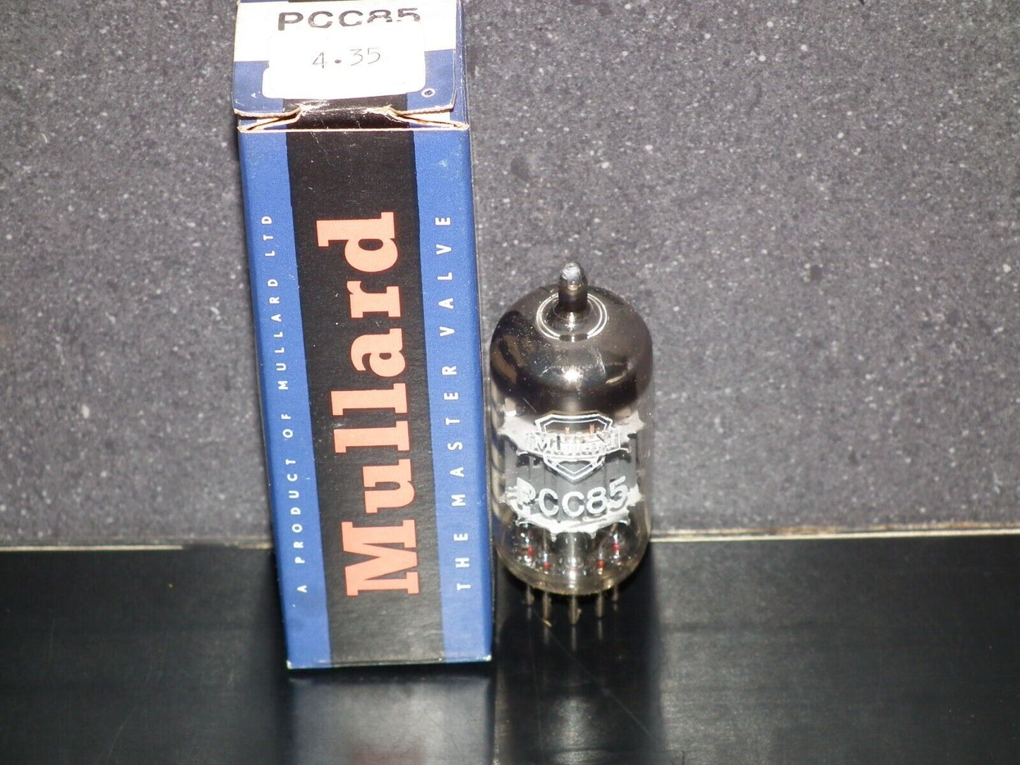 One tube (1pcs) PCC85 9AQ8 Mullard NOS NIB Old type early 70s
