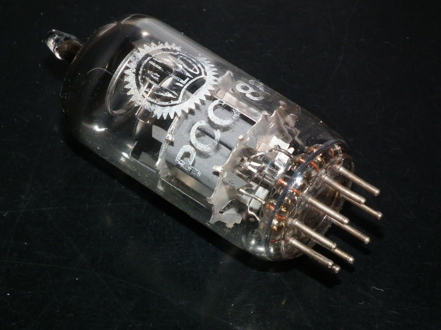 PCC88 Philips 7DJ8 GRAY SHIELD DUAL STAGE GETTER Used NOS tested 110%