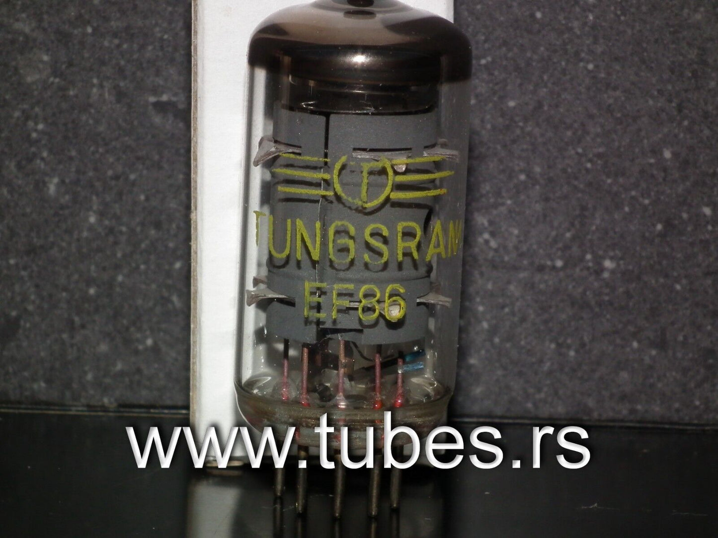 EF86 Tungsram, used, tested 100% in white box, NOS test results
