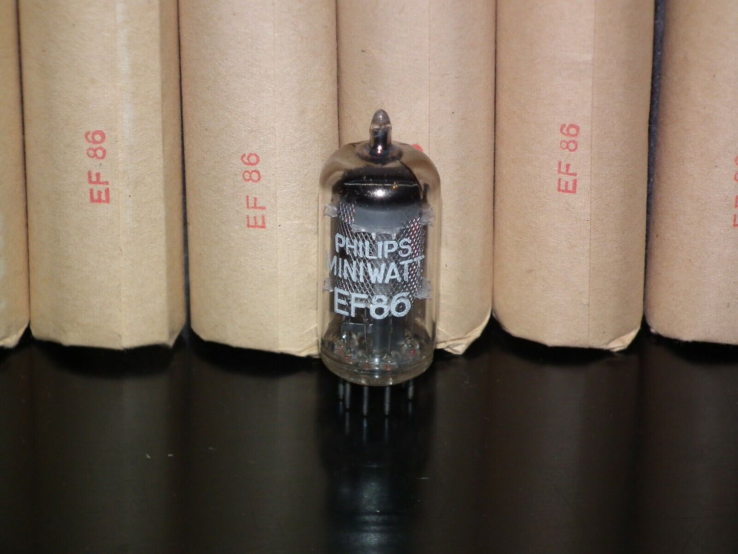 EF86 Philips 6267 NOS Mesh Plate Mazda Brussels 1962