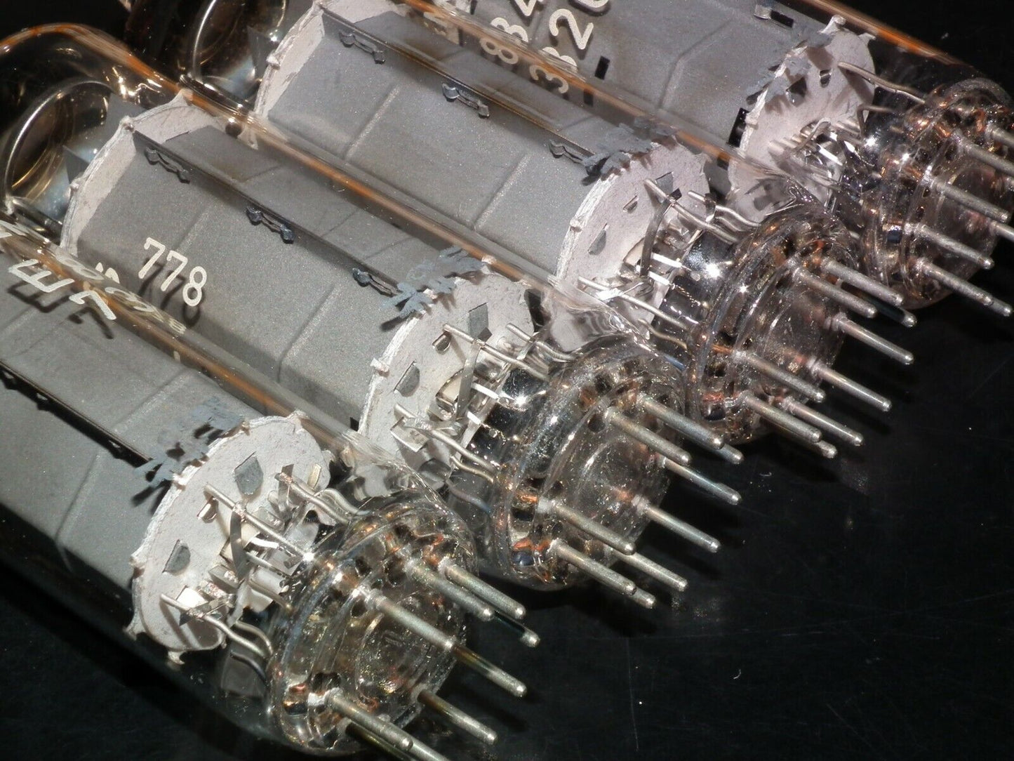 E84L 7320 Platinum Matched Quad Siemens & Halske NOS NIB EL84 6BQ5