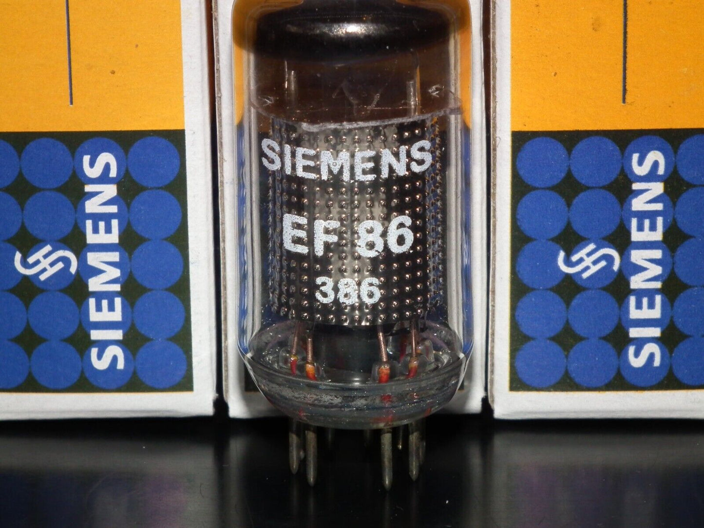 Platinum Matched Pair (2 pcs) EF86 Siemens NOS NIB 6267 Audio Pentodes Low Noise