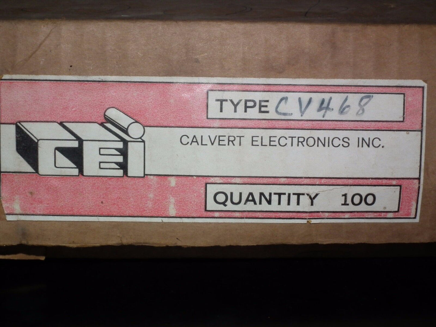 NOS NIB EC70 CEI CV468 SUB Miniature triode