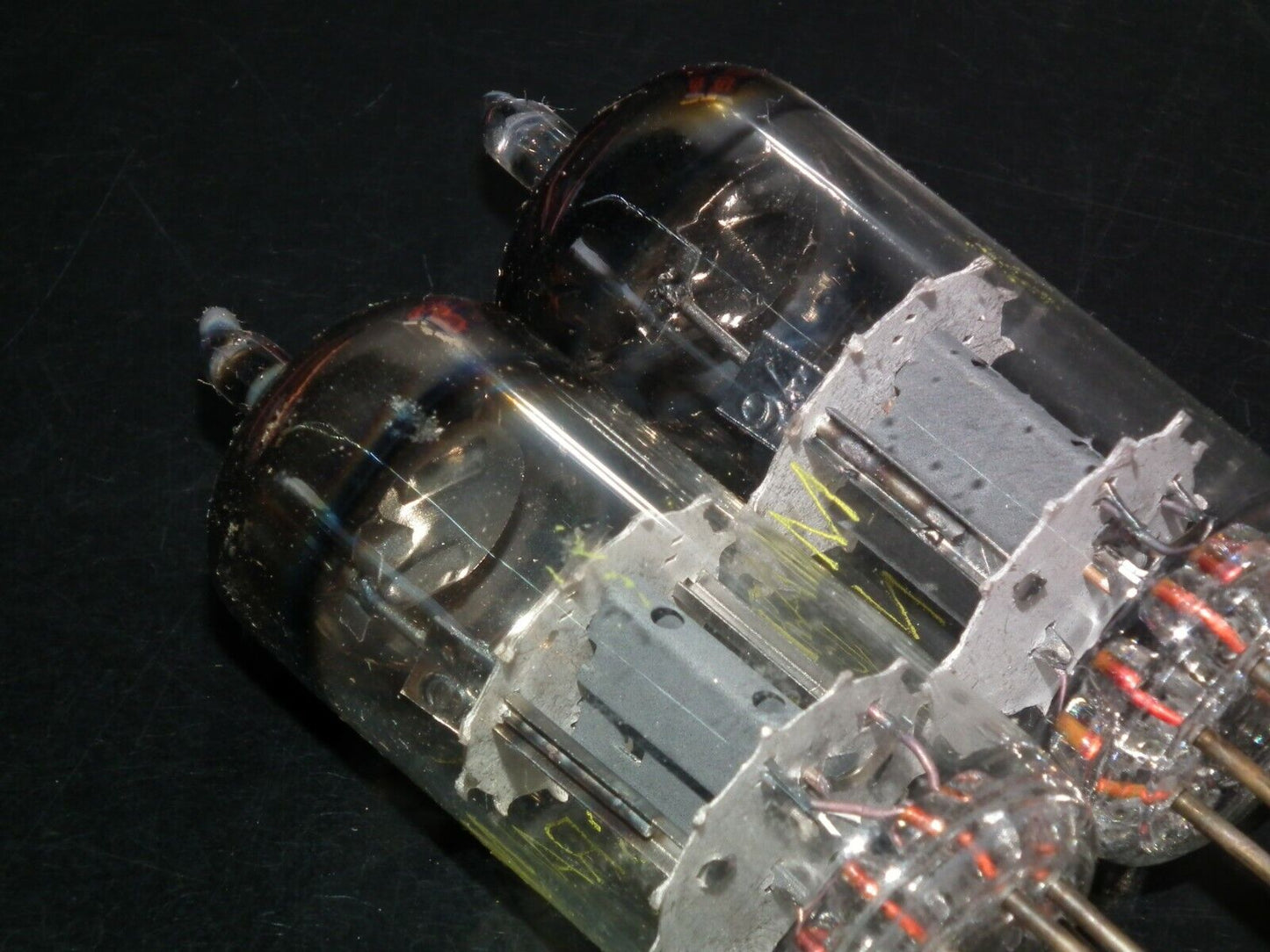 EC92 Tungsram 6AB4 NOS old type late 50s ULTRA RARE FOIL GETTER