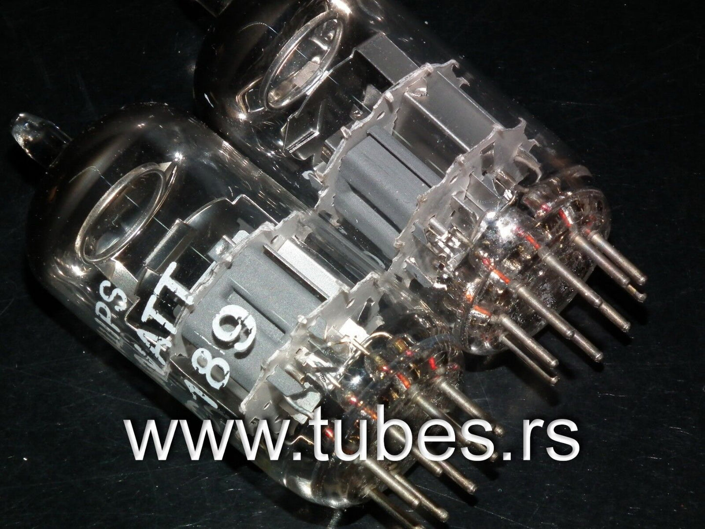 Platinum matched pair PCC189 7ES8 Philips Holland very quiet ECC88 6DJ8 6922 sub