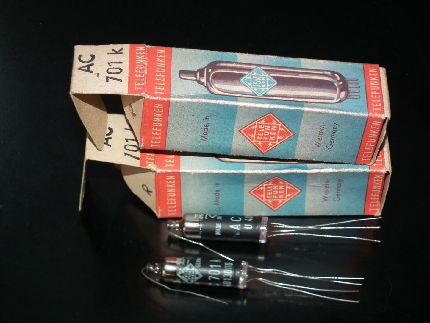 AC701K Telefunken NOS NIB Microphone Triode RARE K Version RED DOT for Neumann