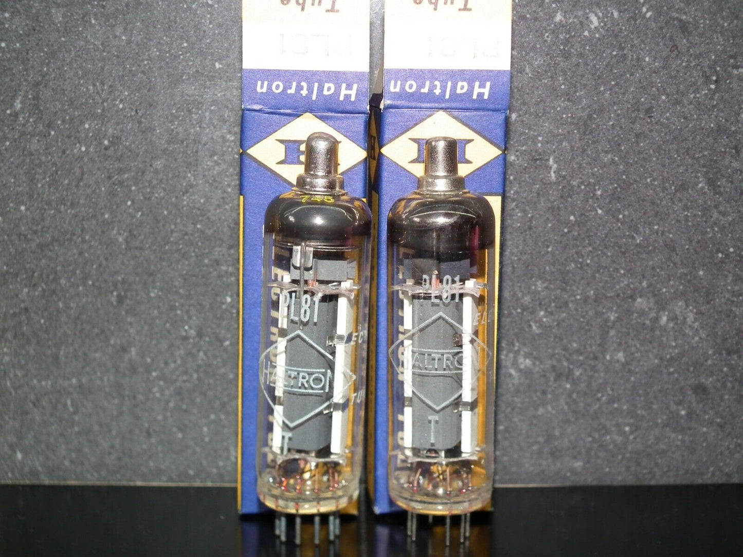 Platinum matched pair PL81 21A6 Haltron NOS tube pentode N152