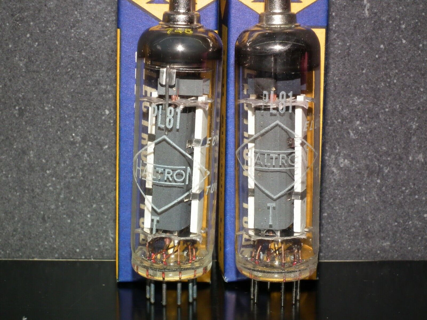 Platinum matched pair PL81 21A6 Haltron NOS tube pentode N152