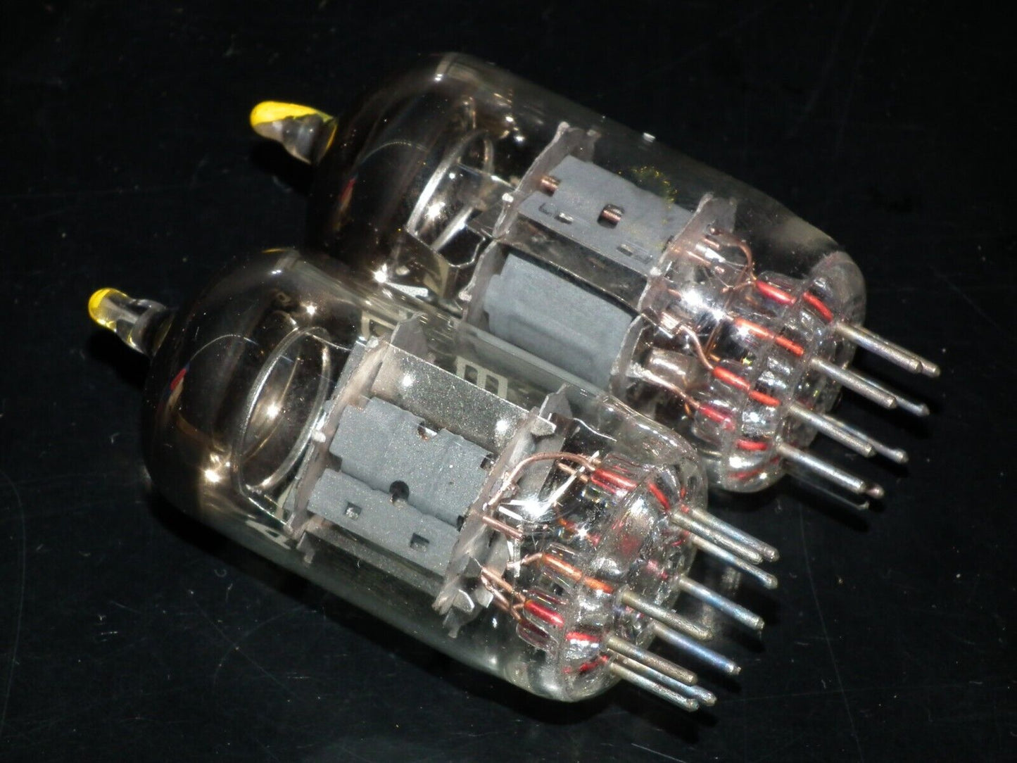 ECF82 Hoges 6GH8A Platinum matched pair NOS NIB (Dynaco, Scott, McIntosh)