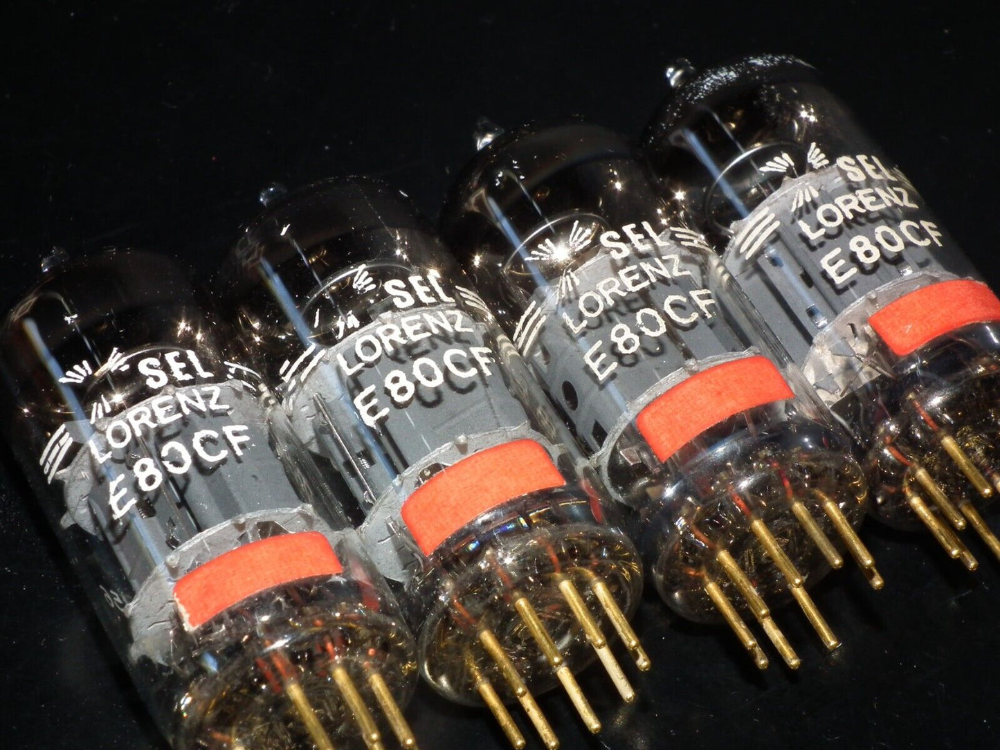 Matched Pair Telefunken E80CF 7643 for McIntosh MR-67 65B 71 rebranded Lorenz