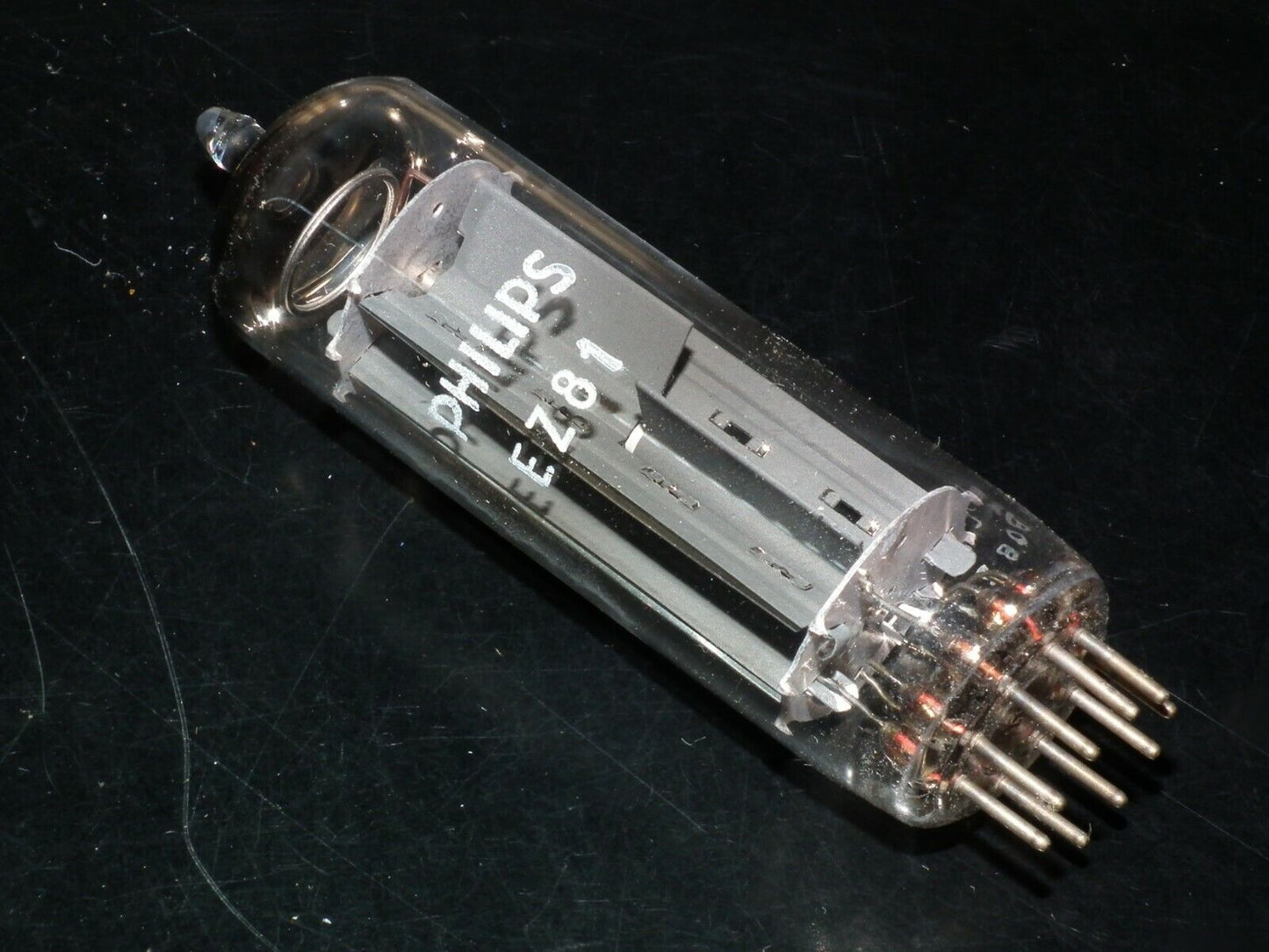 EZ81 Philips Mullard 6CA4 NOS NIB Blackburn tube plant 1960