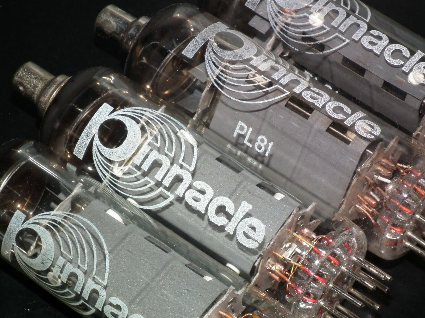 Platinum matched quad PL81 21A6 Pinnacle NOS tube pentode N152