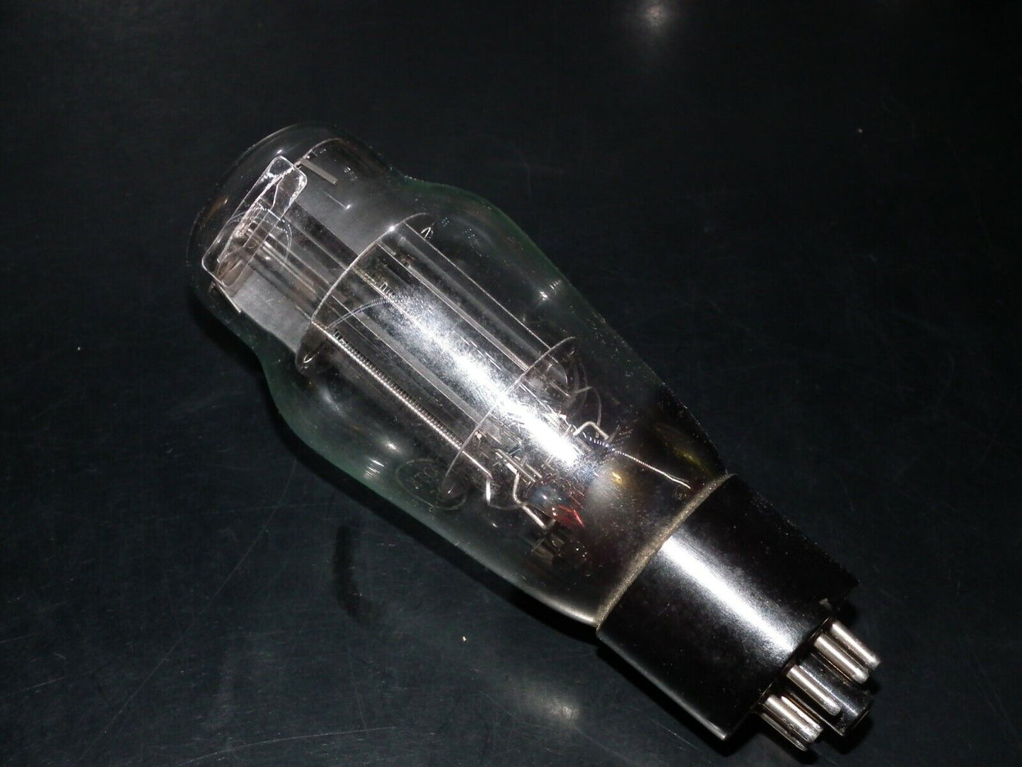 One (1 pcs) NOS 6N5S SVETLANA 6080/6AS7/5998 black plates tube OLD TYPE GETTER